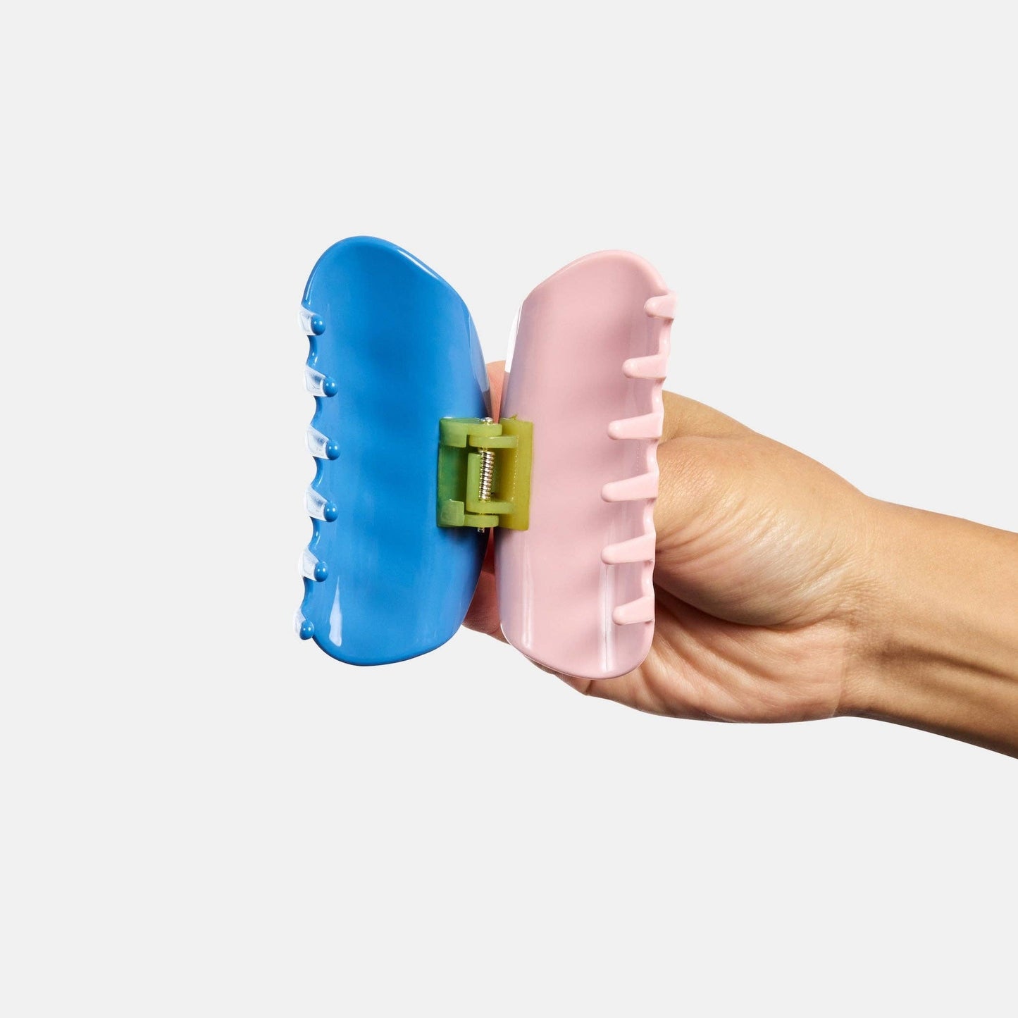 Suki Claw in Blue + Pink