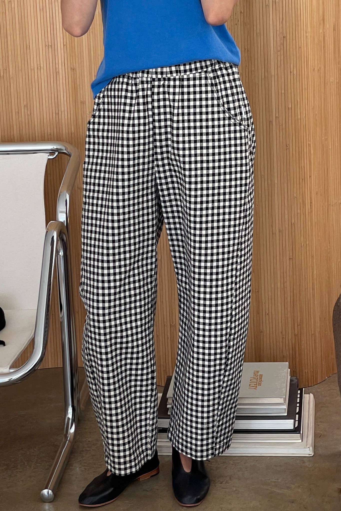 Gingham Arc Pants