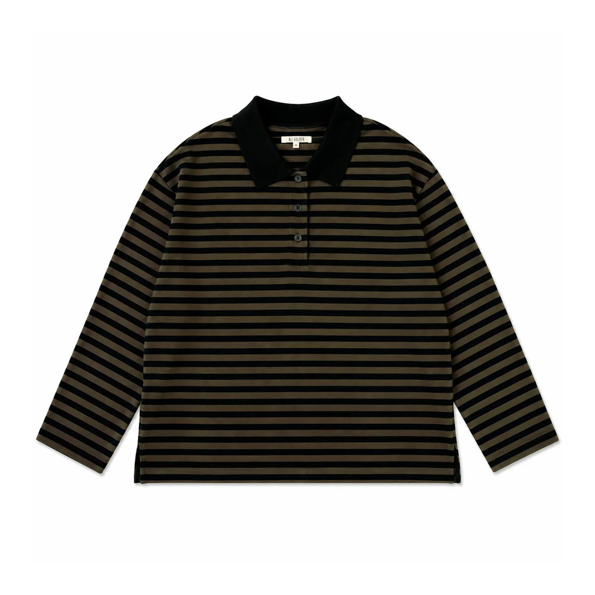 STRIPED POLO PULLOVER