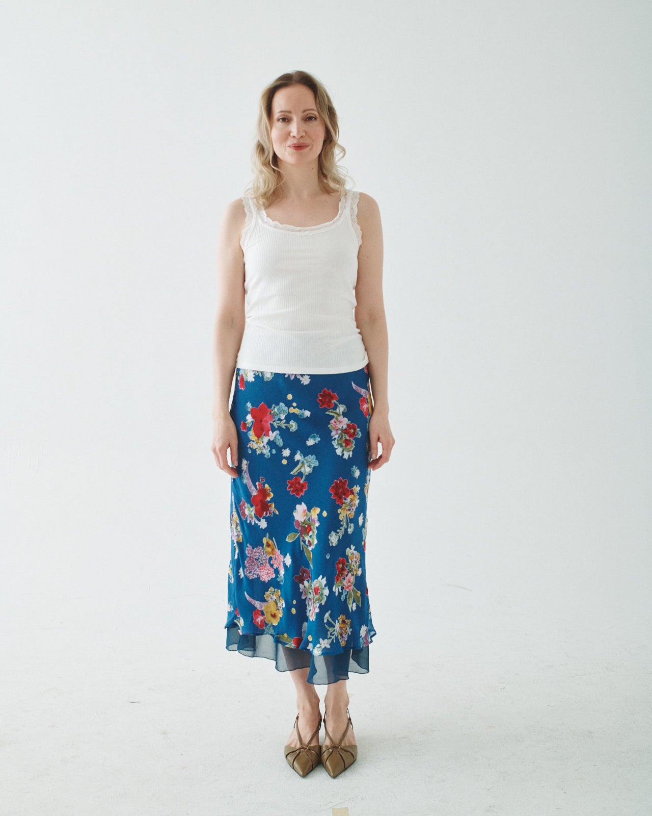 Burnout Midi Skirt