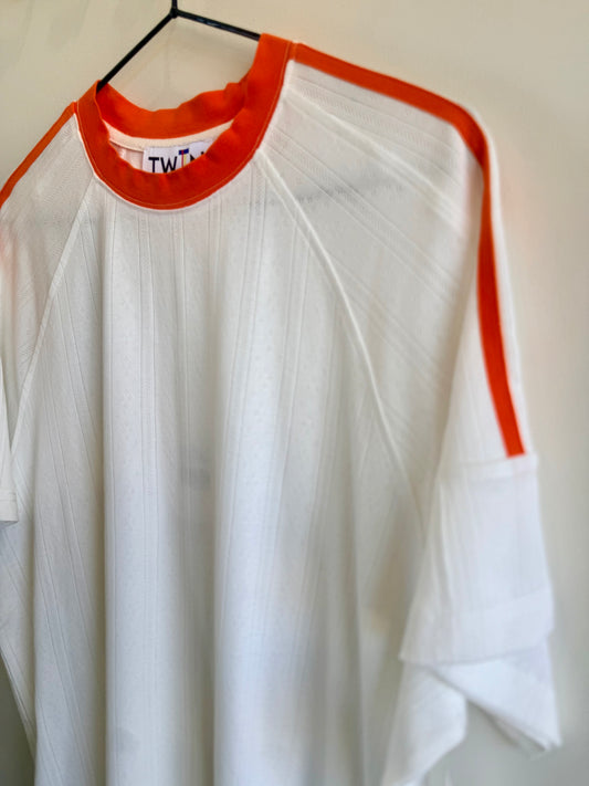 Oversized Pointelle Jersey Tee