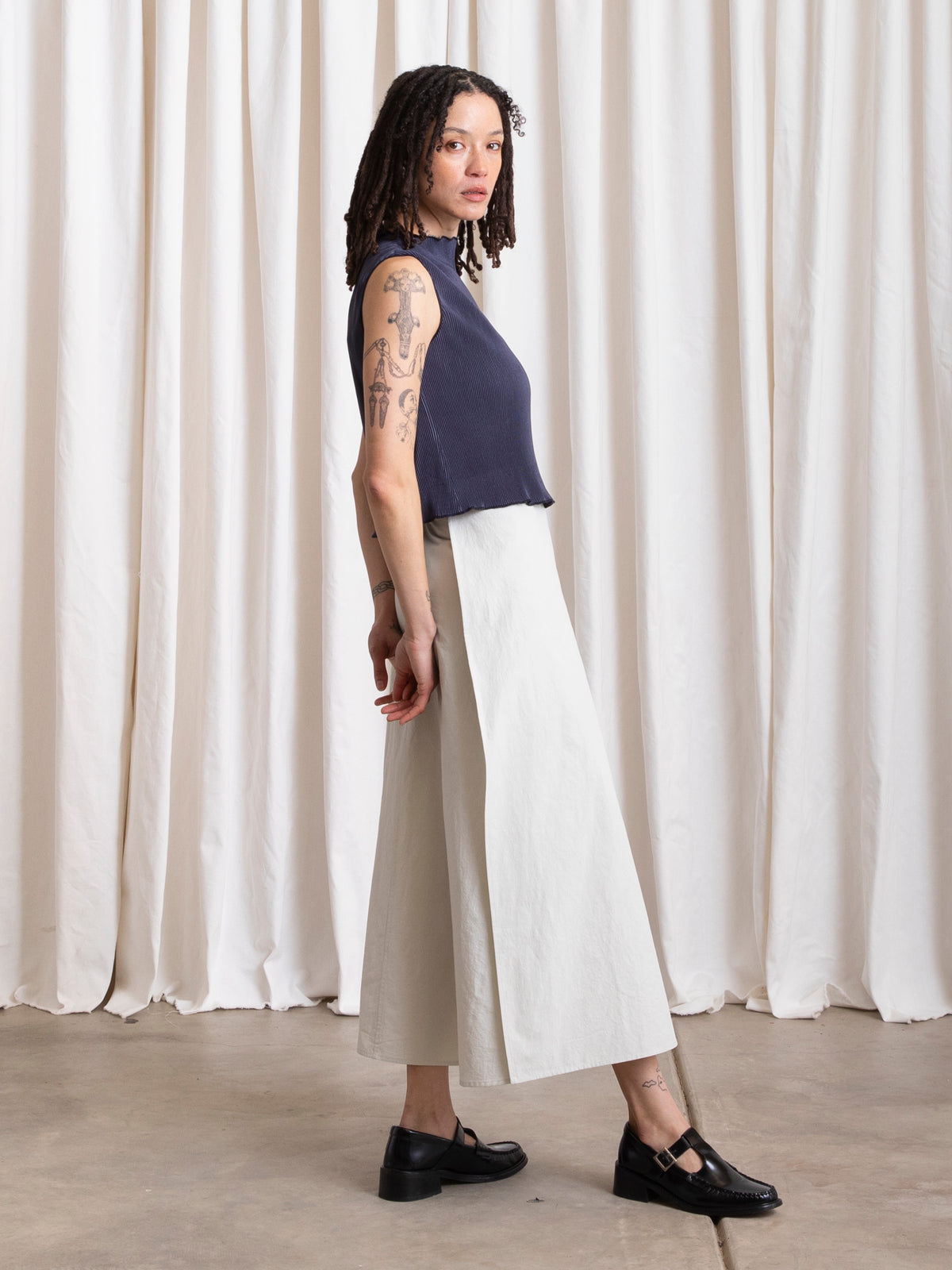 Wrap Midi Skirt