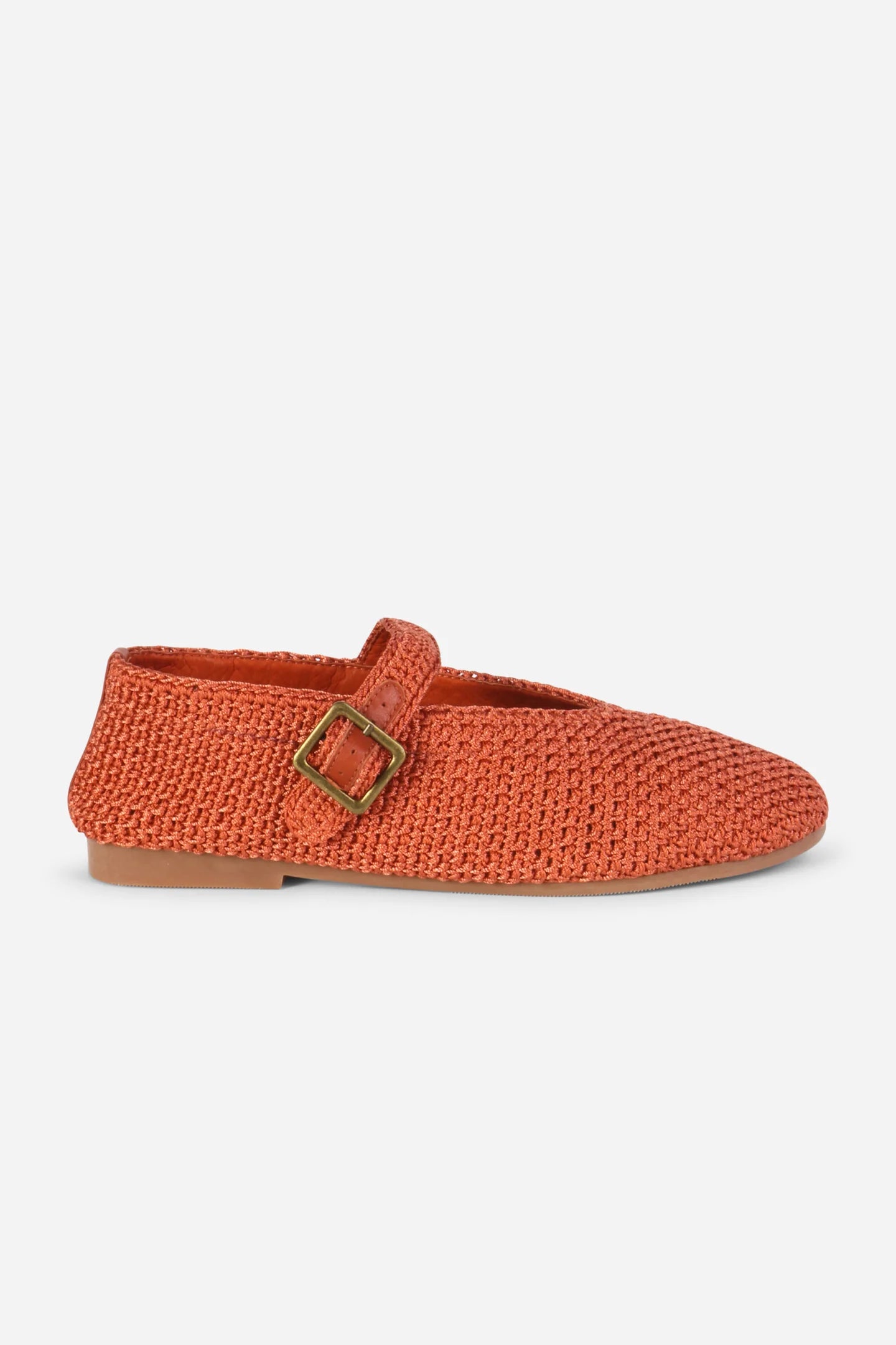 KAIL KNIT WOVEN MARY JANE FLAT