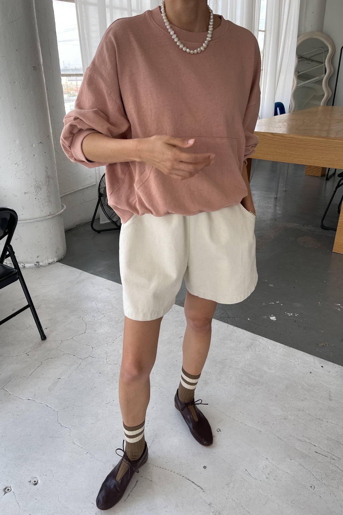 DRESSED chain stitched x Poche Top