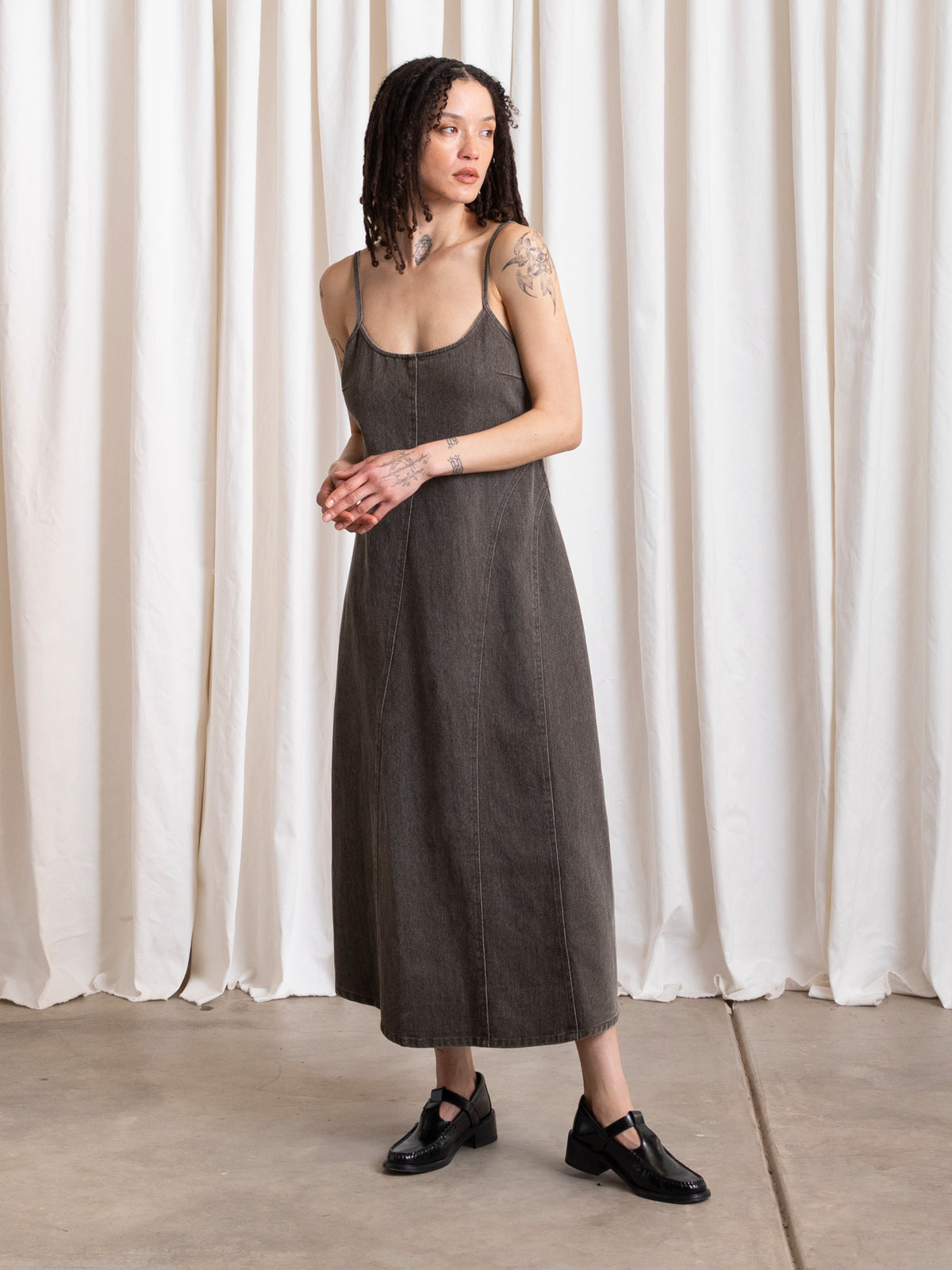 Seamed Tank Dress