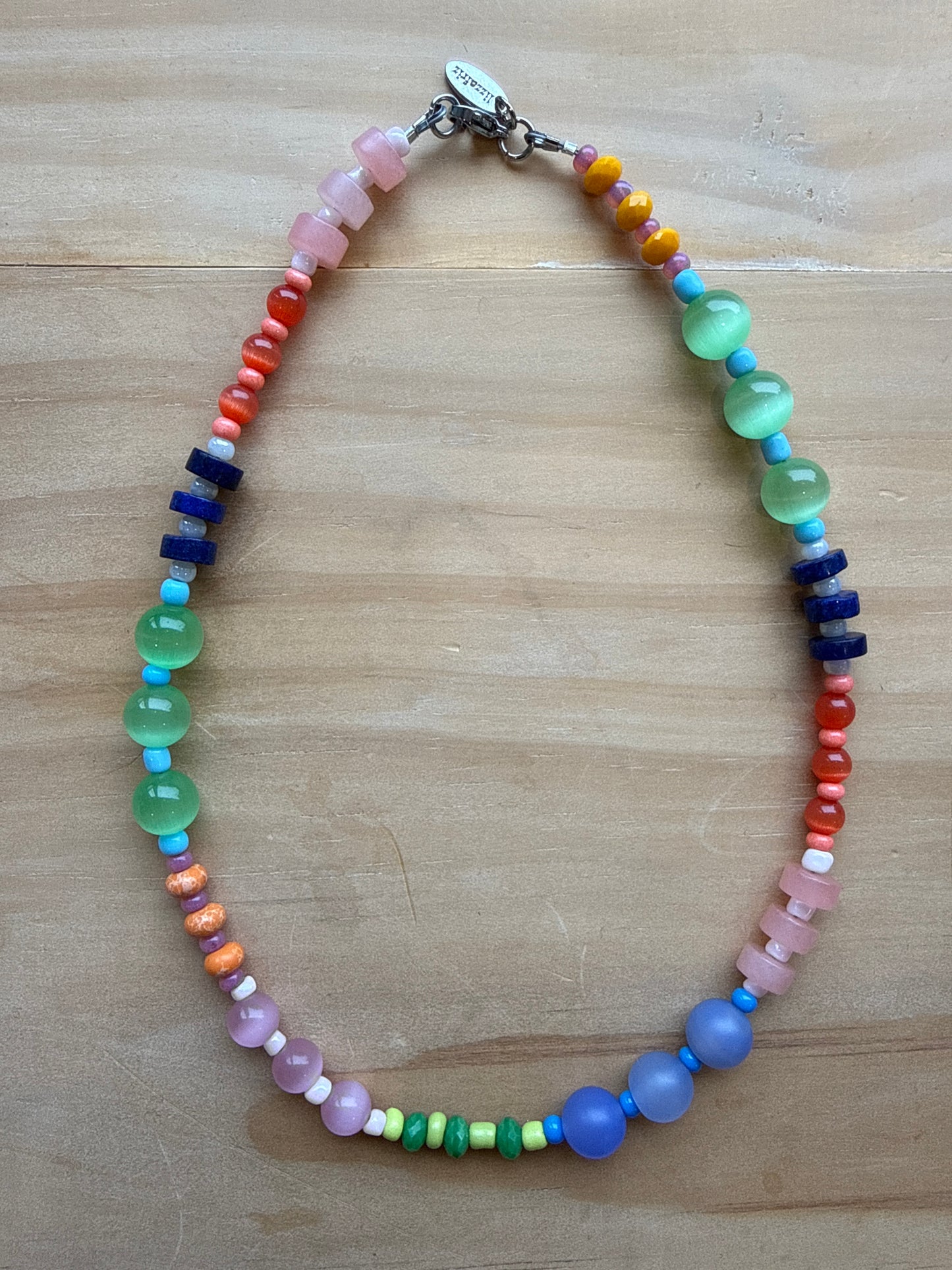 Large Multicolor Beaded Necklace