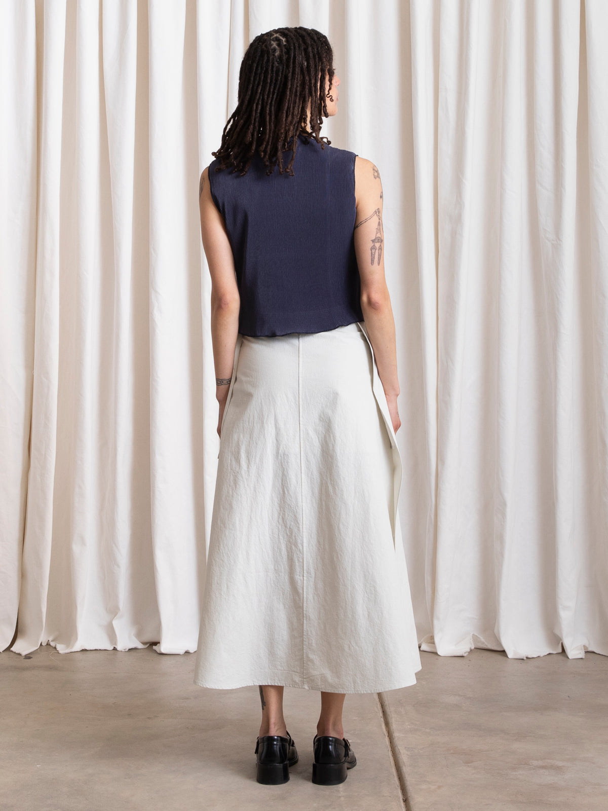 Wrap Midi Skirt