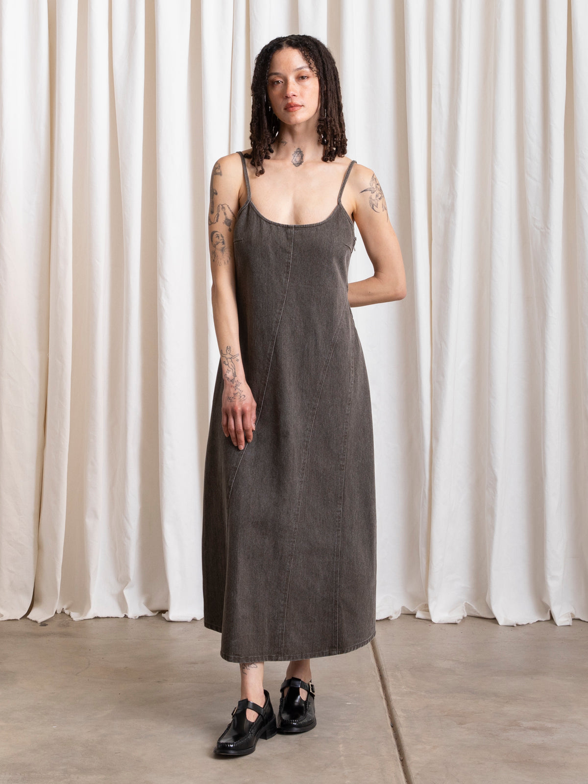 Seamed Tank Dress