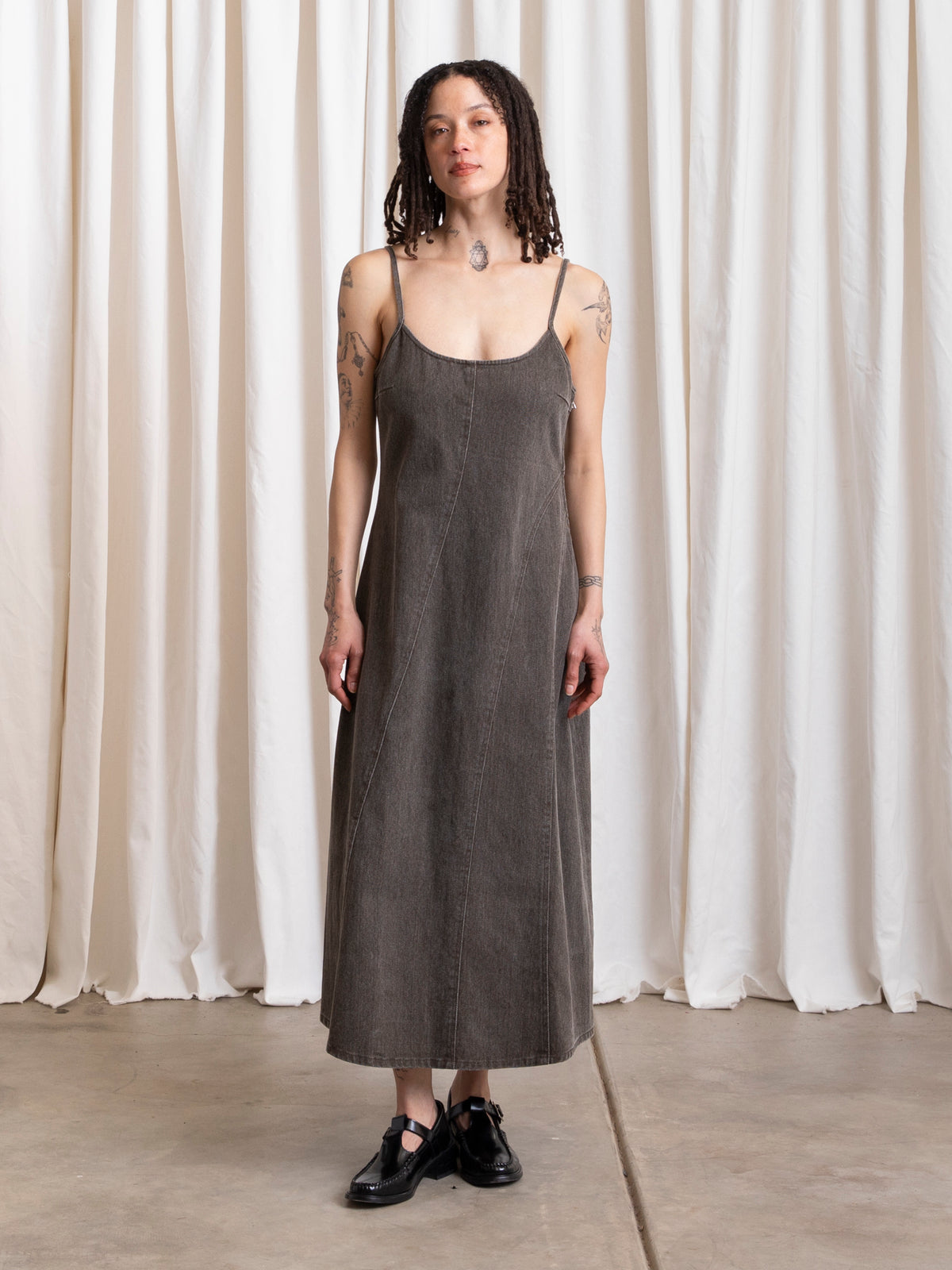 Seamed Tank Dress