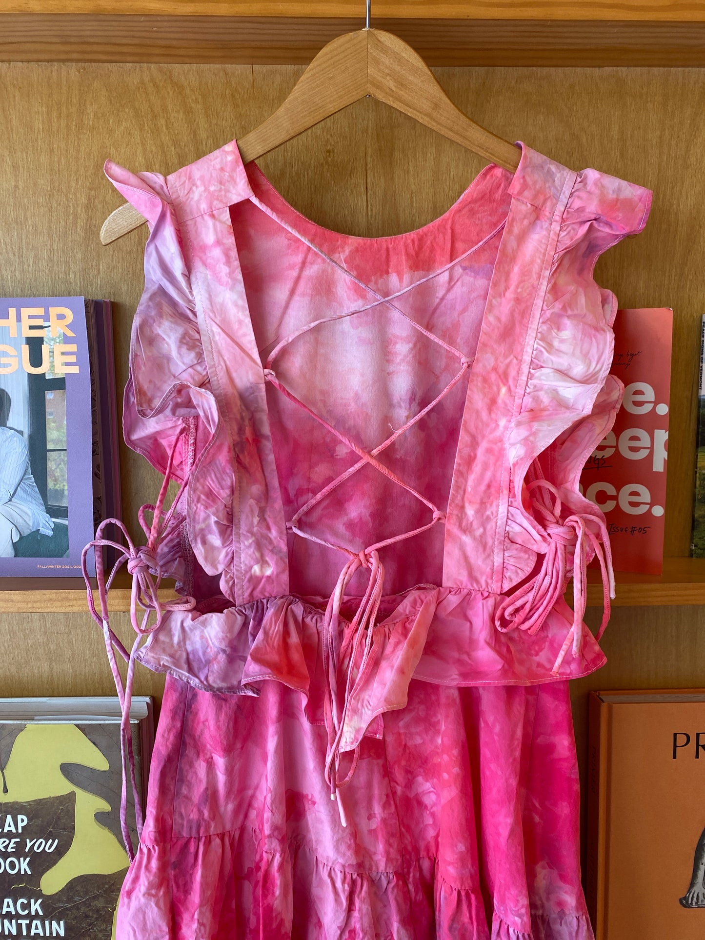 Dyers Dyes x Tenant Cotton Ruffled Midi Dress