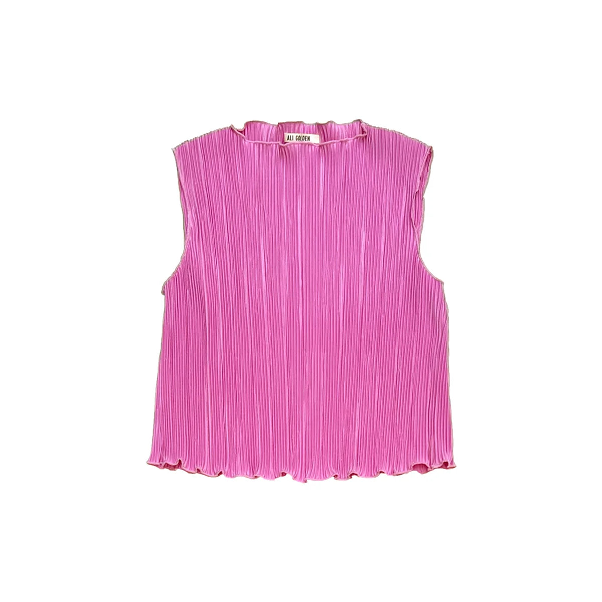 HIGH NECK PLEATED TANK
