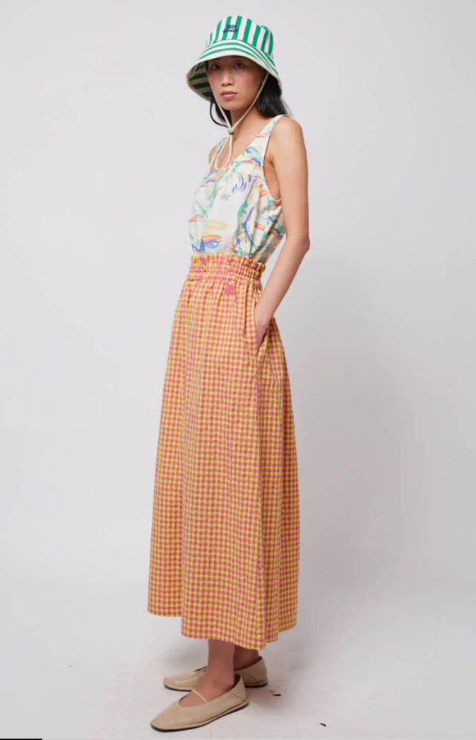 Vichy Evasé Skirt