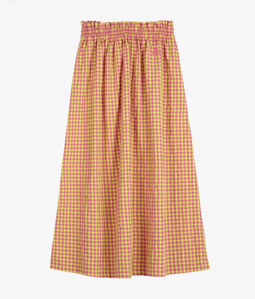 Vichy Evasé Skirt
