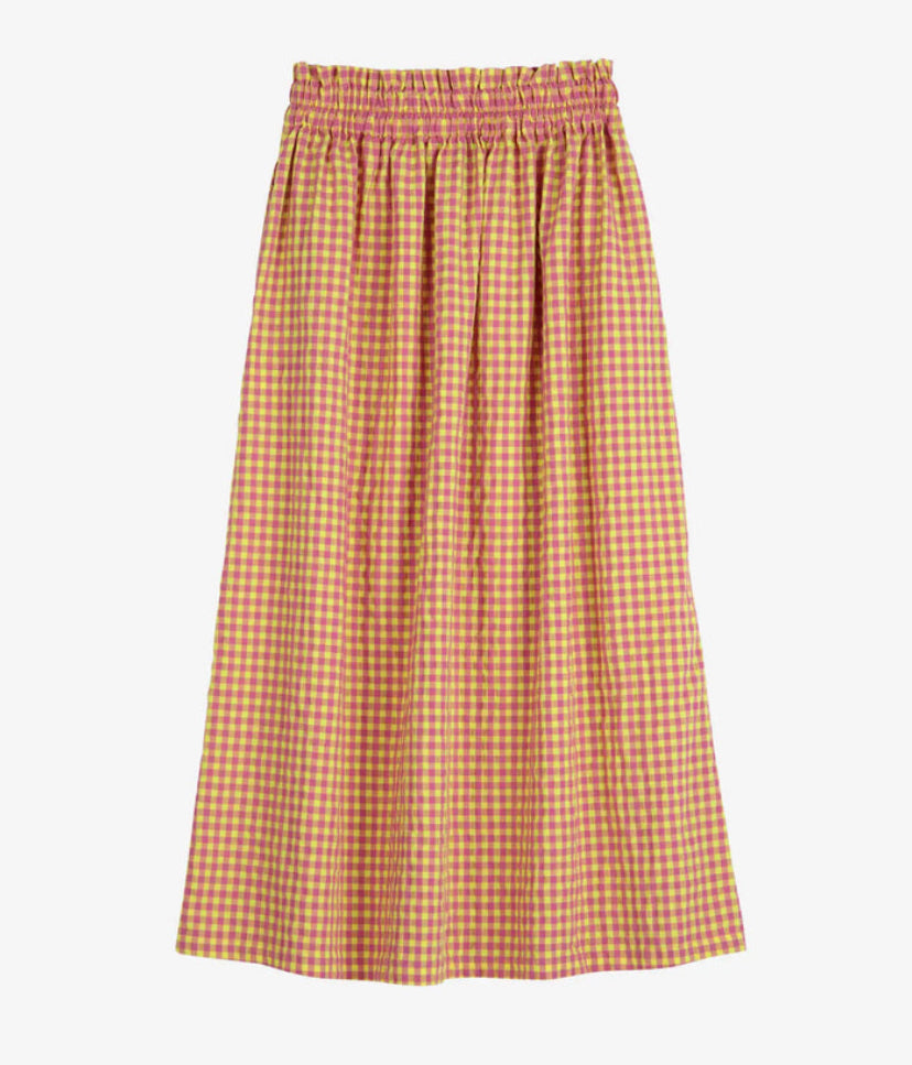 Vichy Evasé Skirt