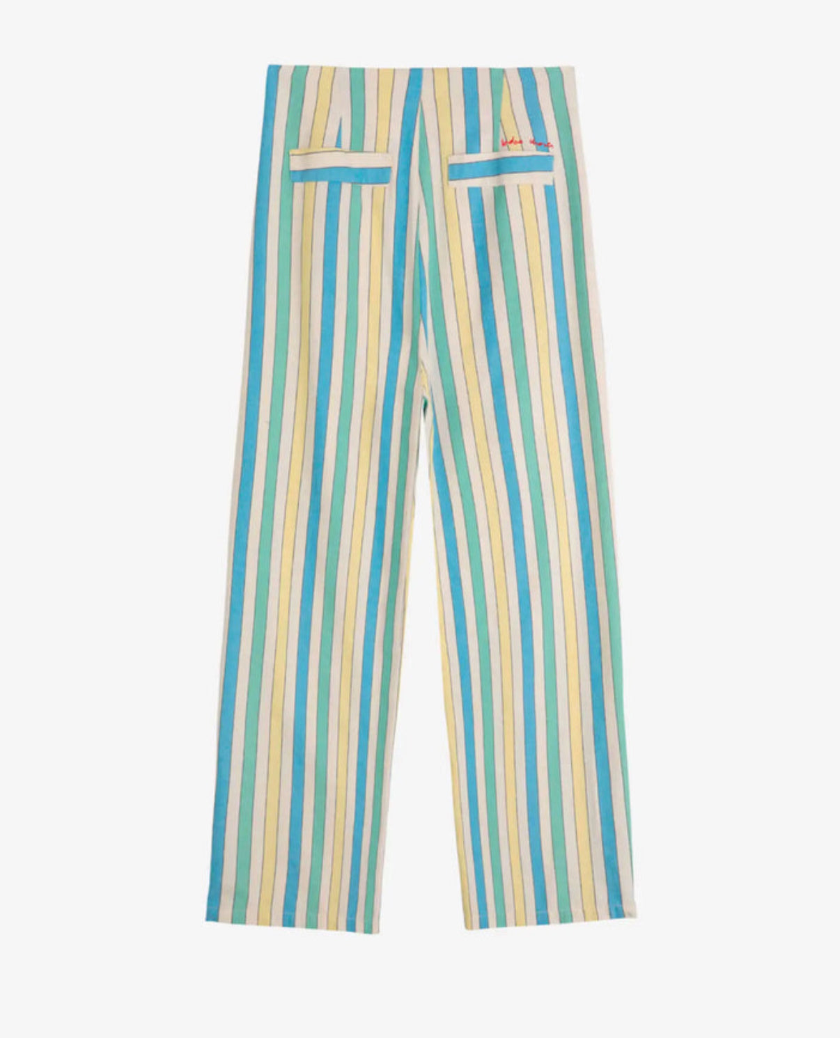 Multicolor Stripes pleated trousers