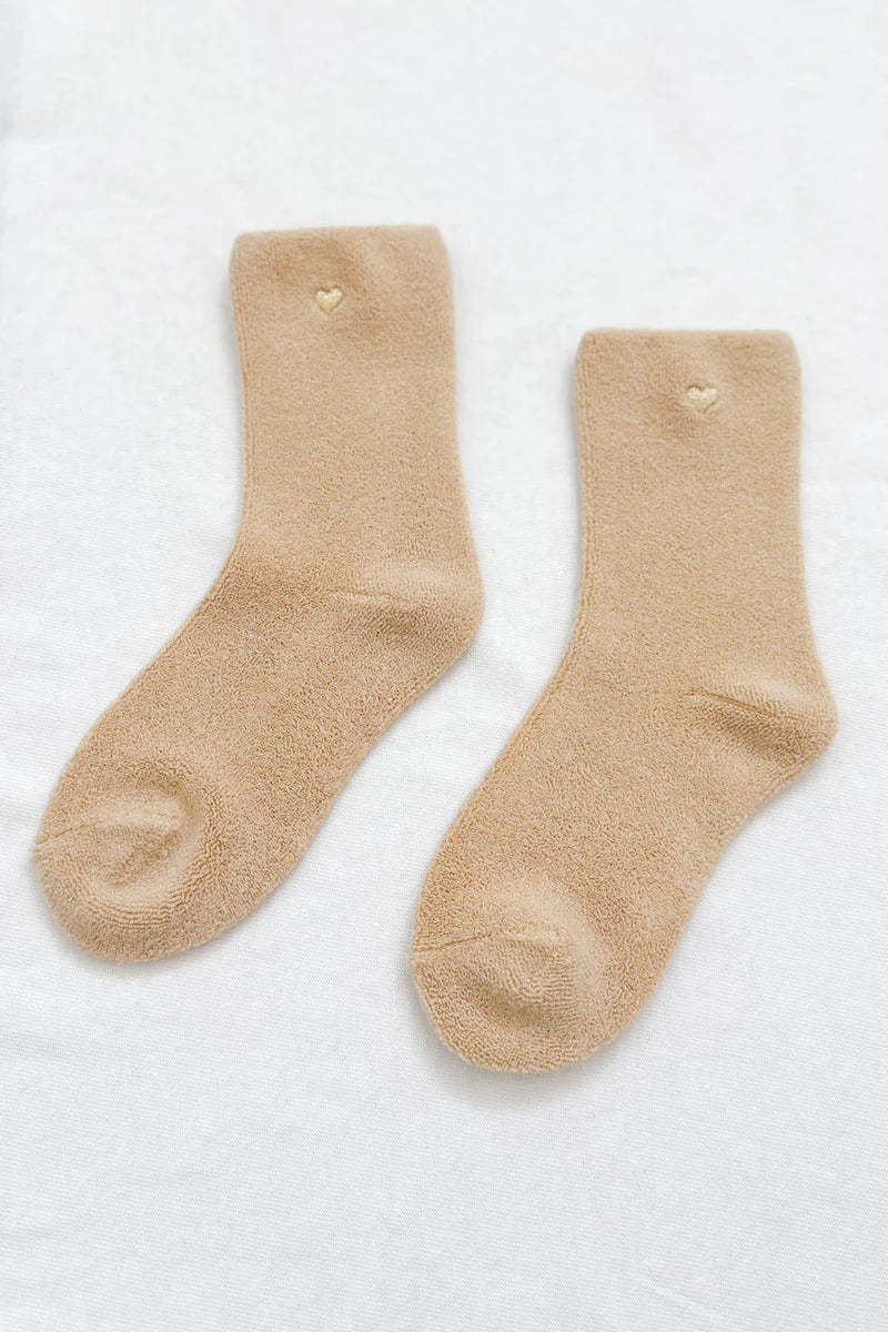Embroidered Cloud Socks