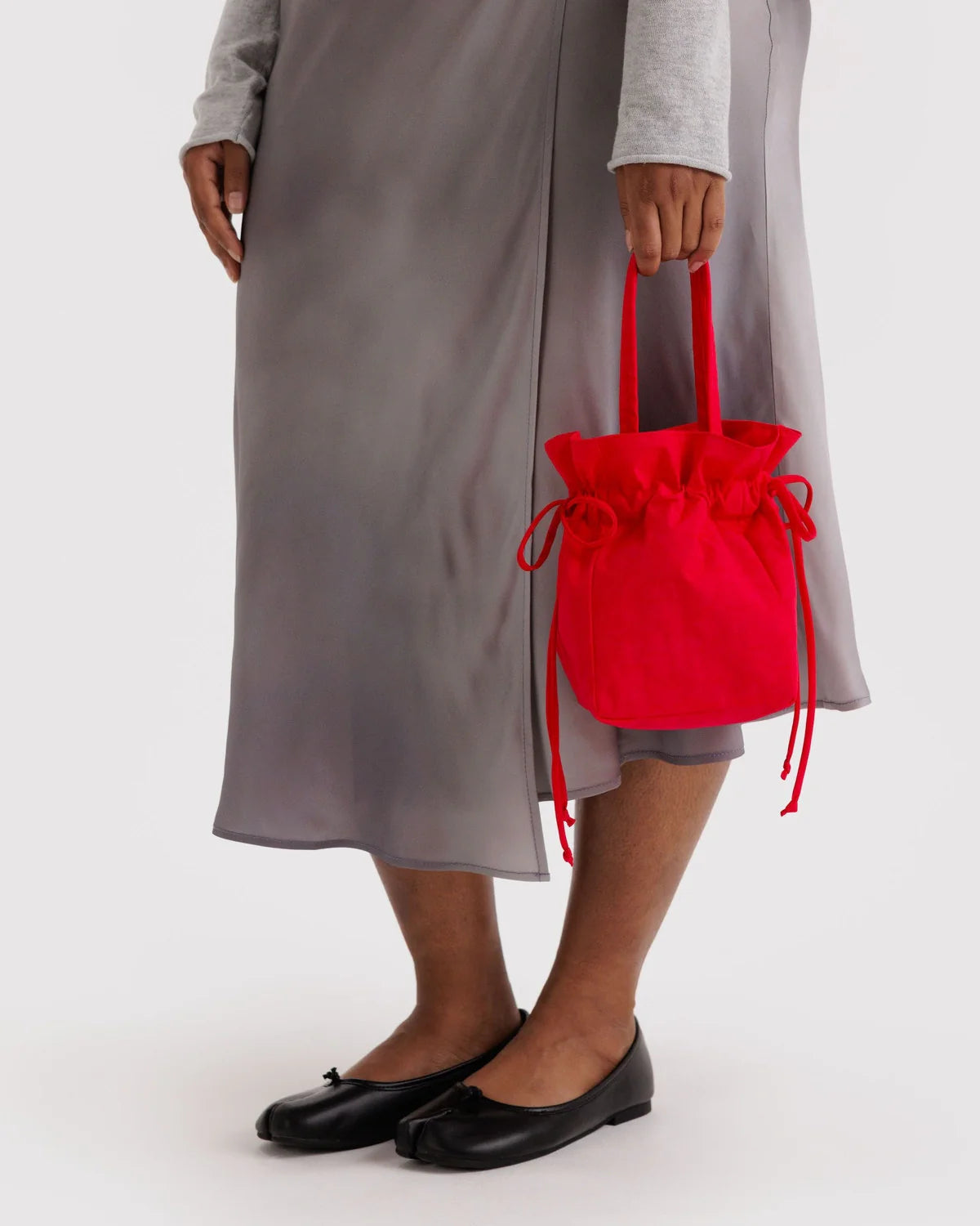 Nylon Drawstring Bag - Candy Apple