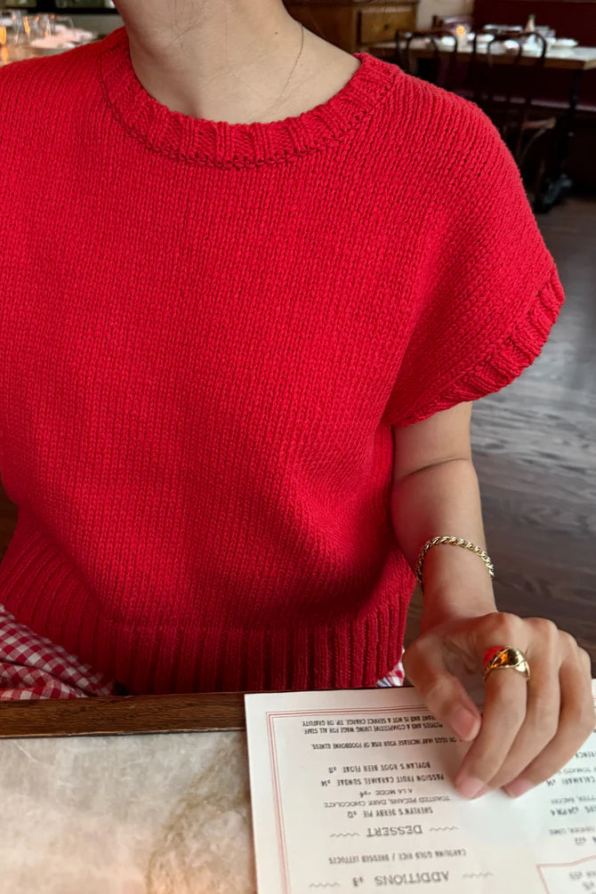 Pierre Cotton Sweater Top