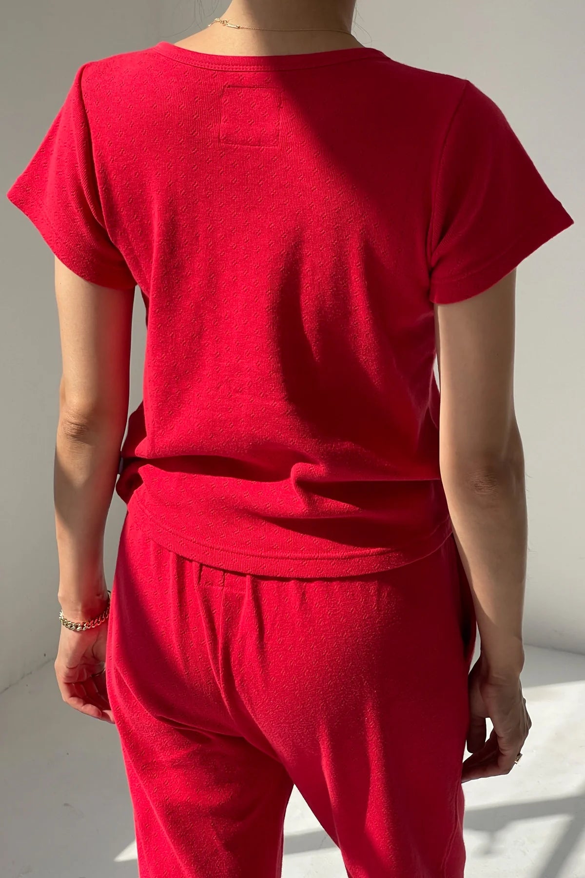 Pointelle Babe Tee