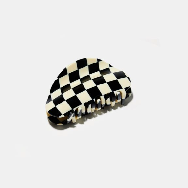 Checker Claw in Black + White