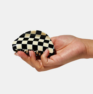 Checker Claw in Black + White