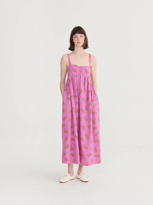 Juicy Tomatoes Pattern Strap Dress