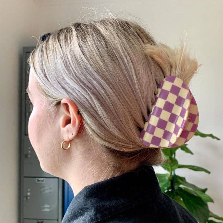 Checker Claw in Lavender