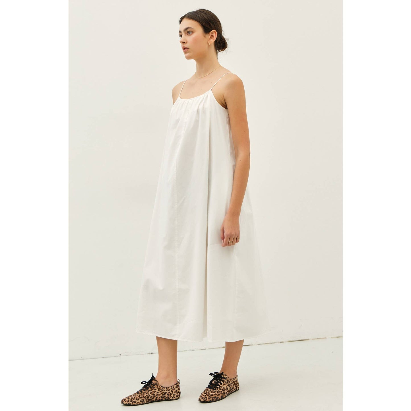 Dyers Dyes x Tenant Cotton Poplin Midi Dress