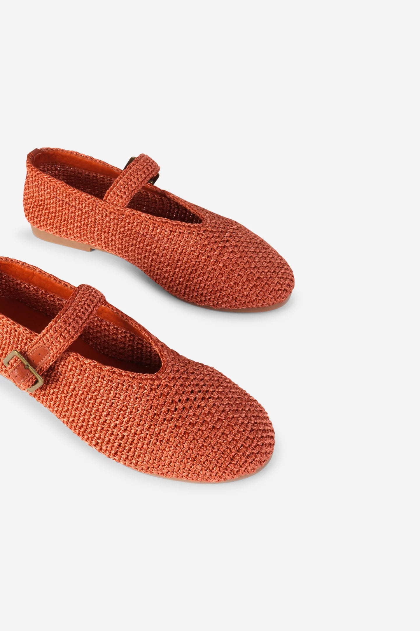 KAIL KNIT WOVEN MARY JANE FLAT