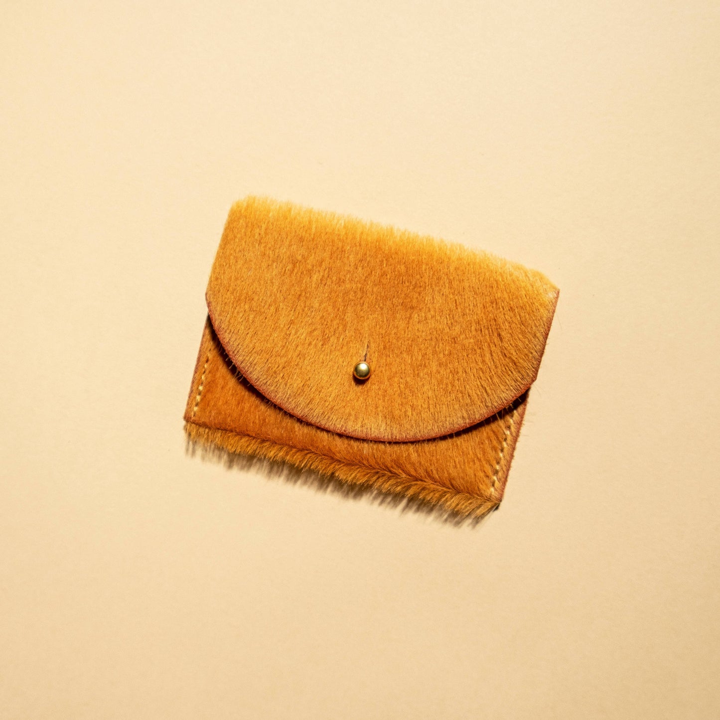 Cardholder - Butternut Hair on Hide