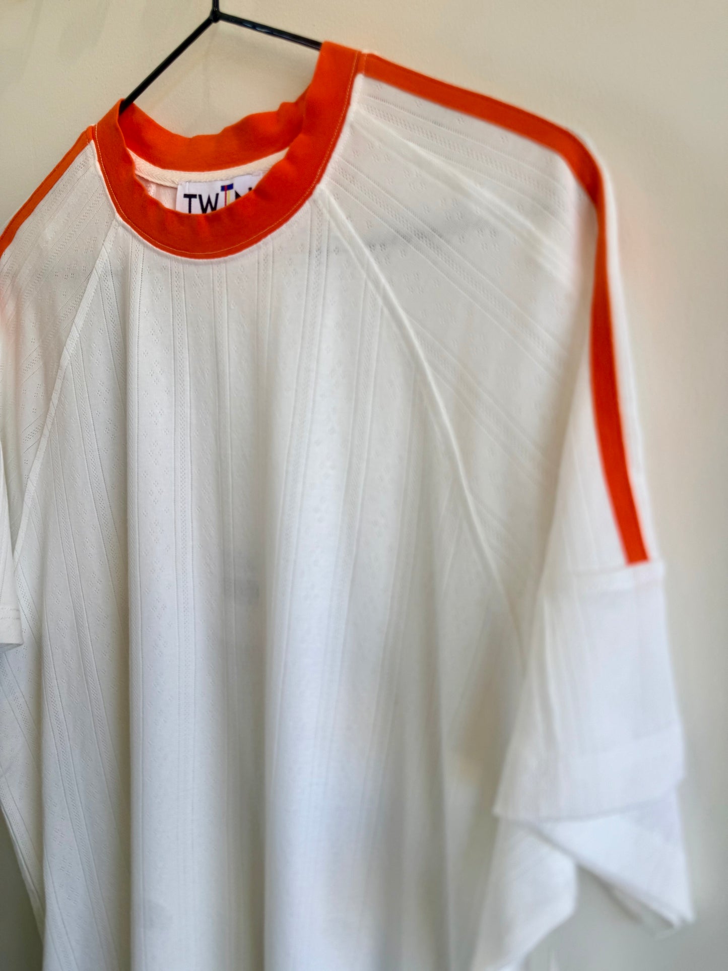 Oversized Pointelle Jersey Tee