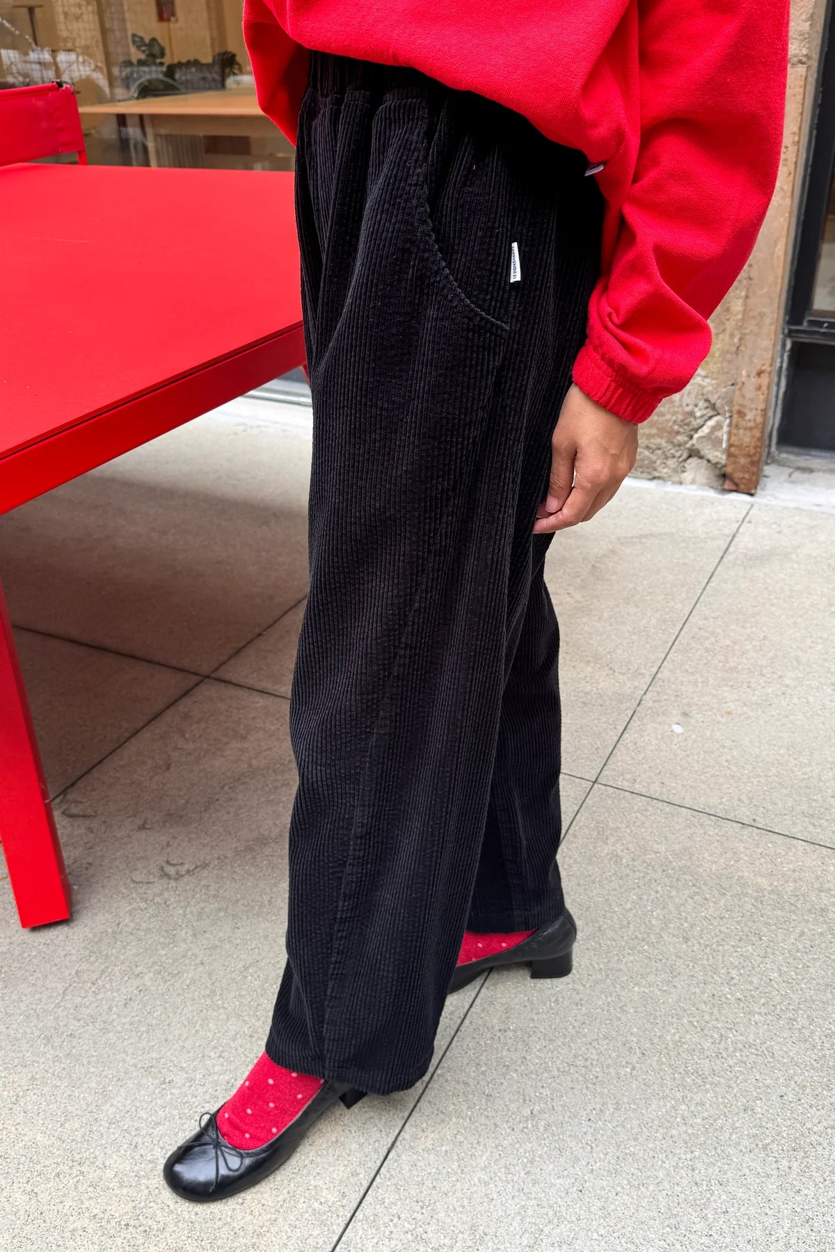Soft Corduroy Arc Pants
