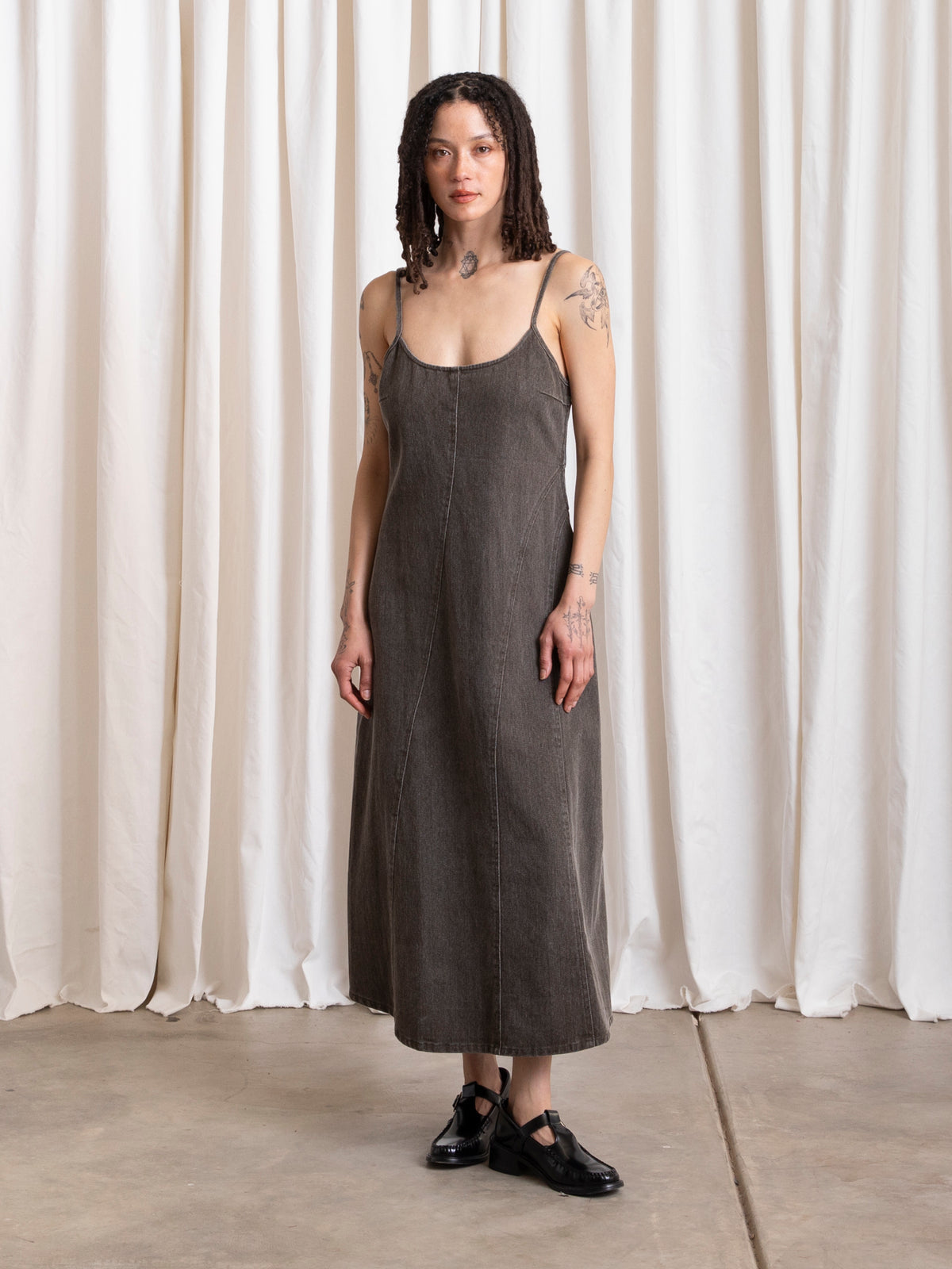 Seamed Tank Dress