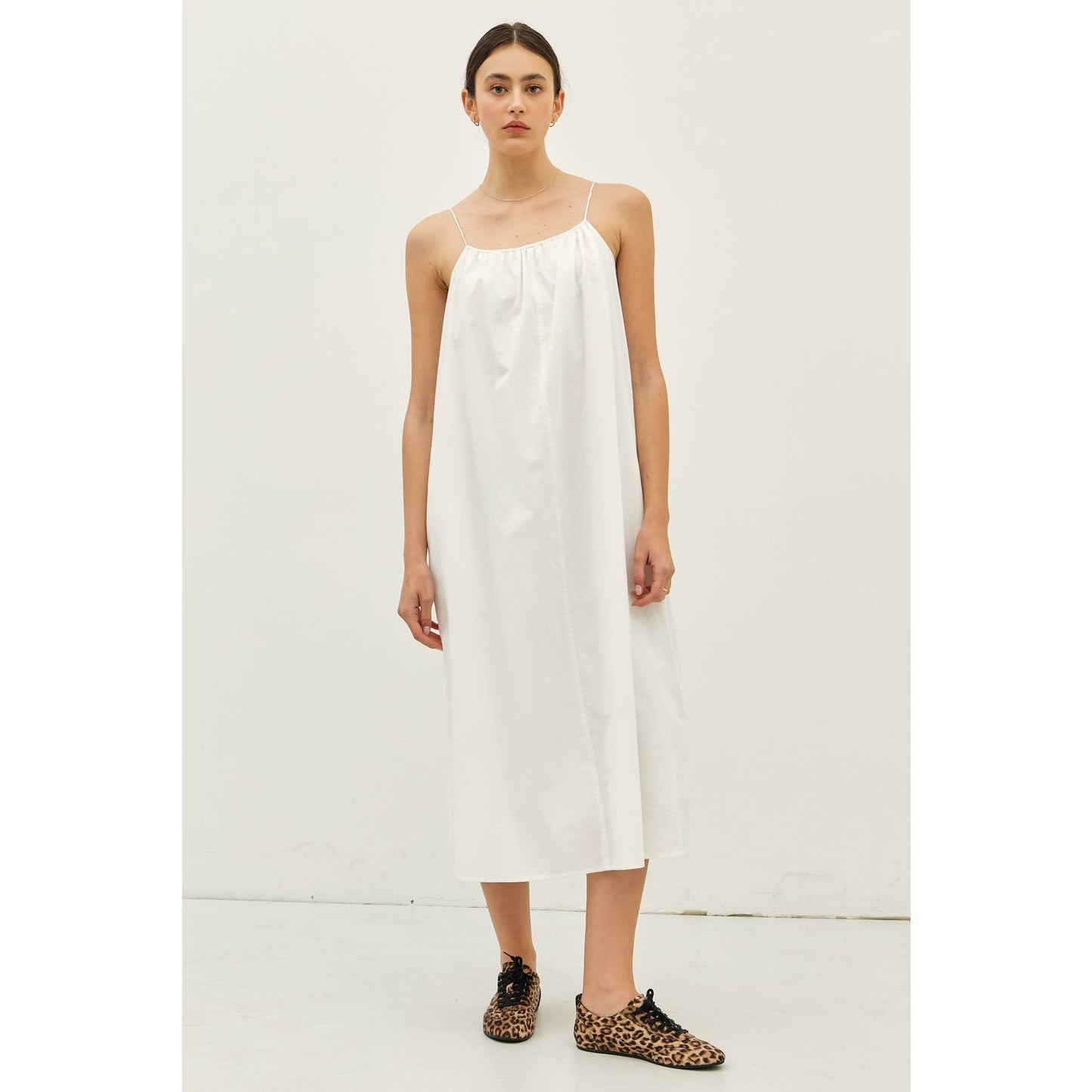 Dyers Dyes x Tenant Cotton Poplin Midi Dress