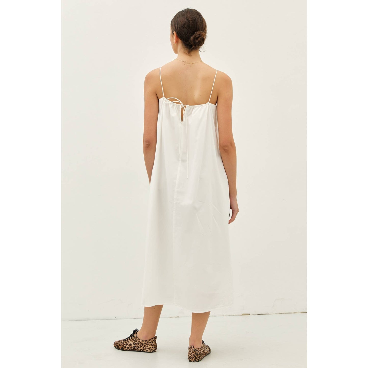 Dyers Dyes x Tenant Cotton Poplin Midi Dress