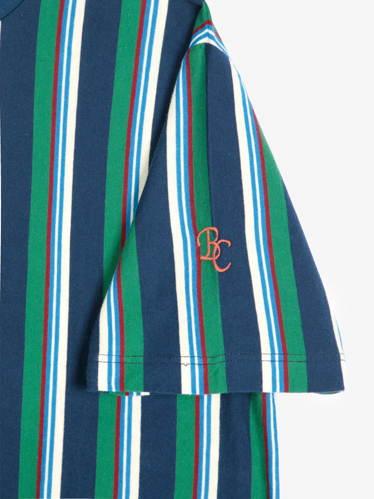 Striped long jersey dress