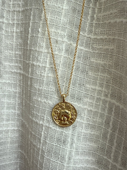 Anywhere, Anywhere Medallion 20” Rolo Chain - Gold Plated w/ Gold Fill Chain