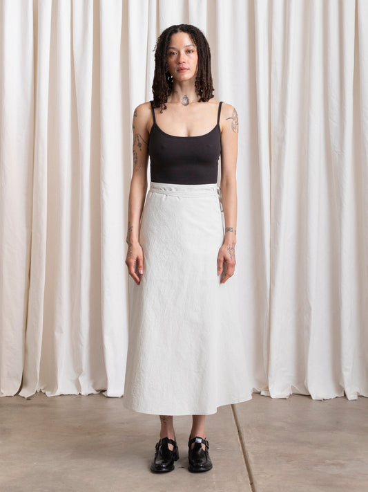 Wrap Midi Skirt