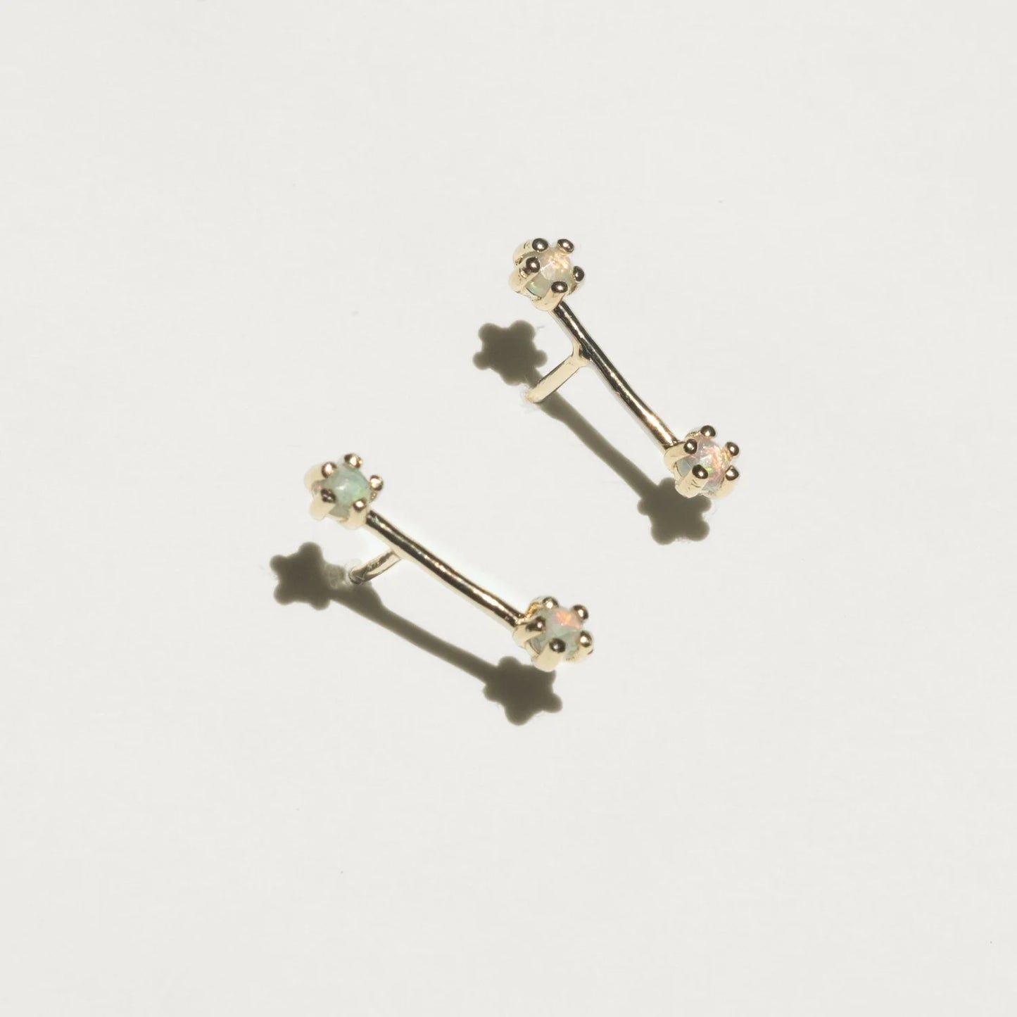 Andy Earrings - Opal