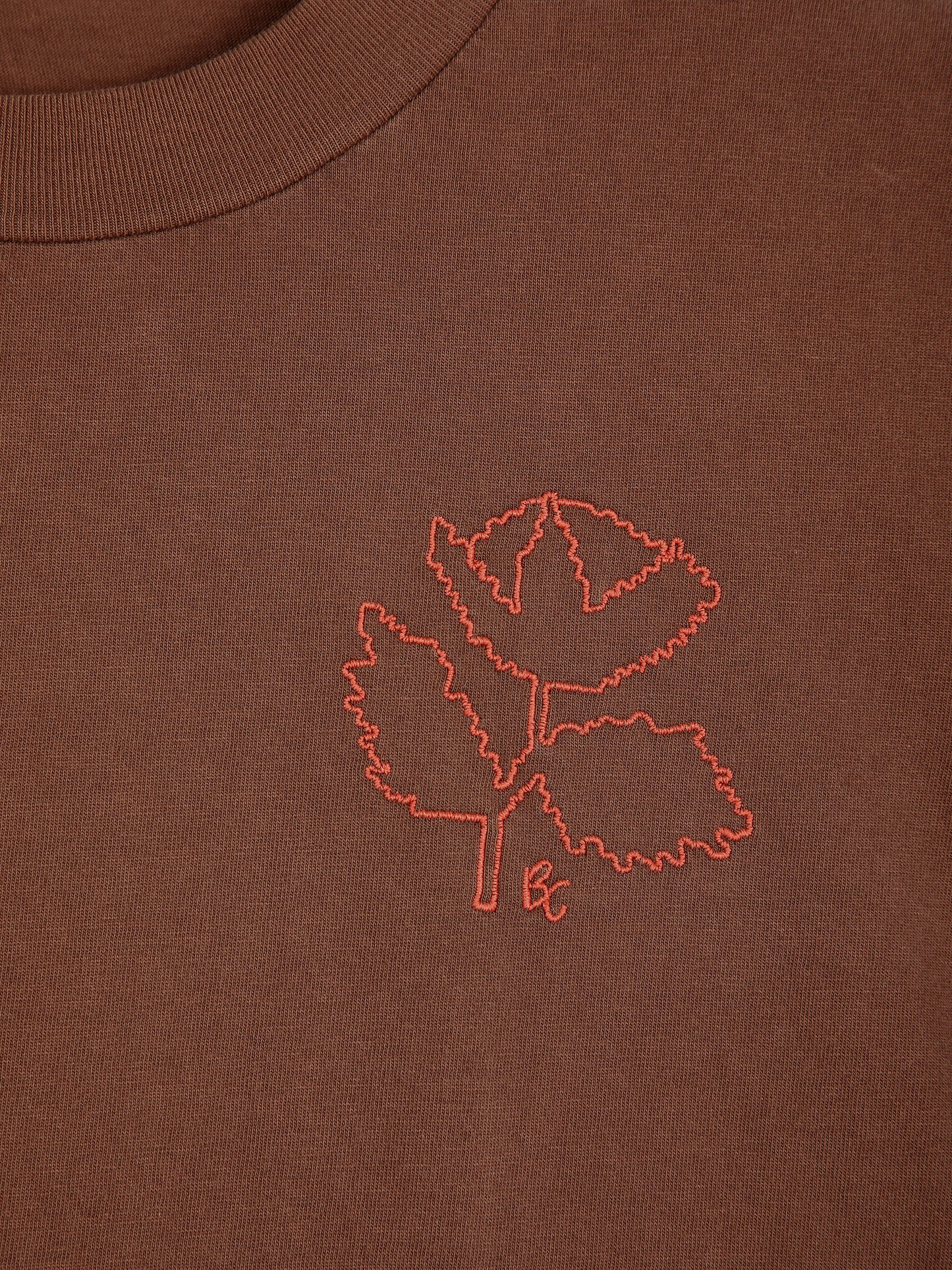 Red Vibrant Flower T-shirt