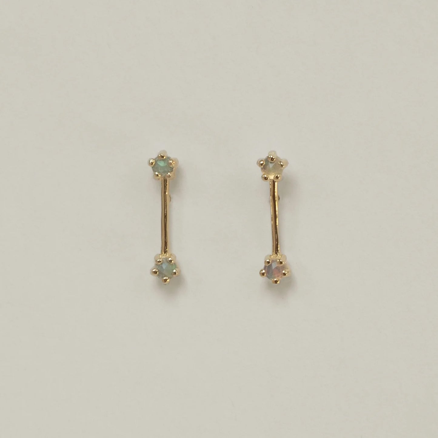 Andy Earrings - Opal