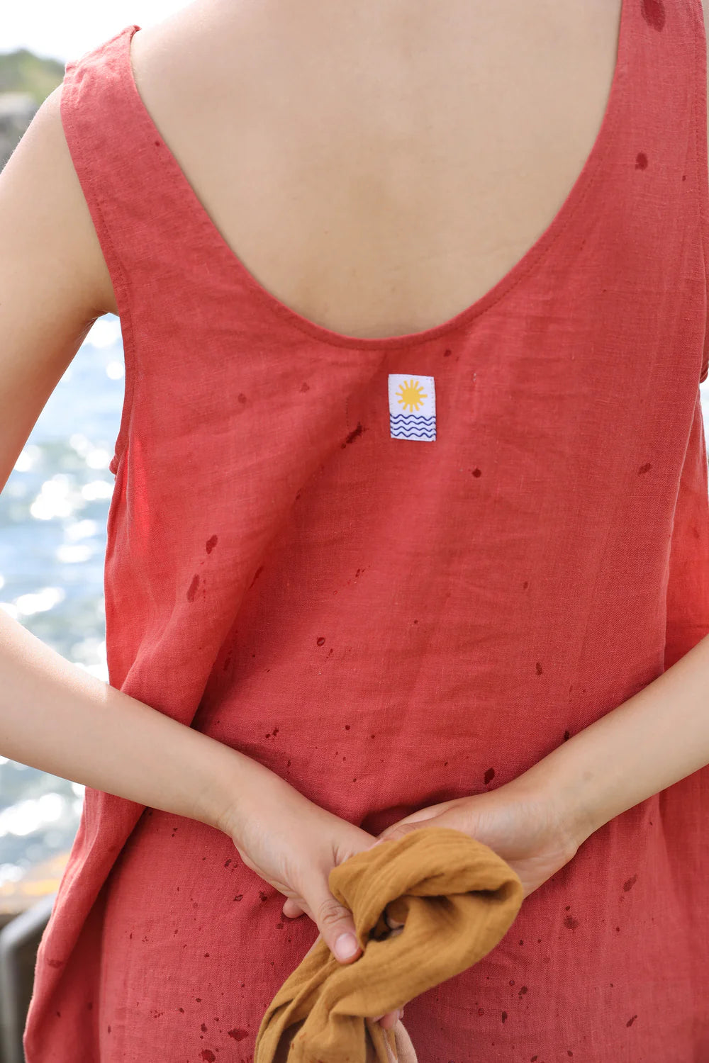 BASIC LINEN SHIFT DRESS