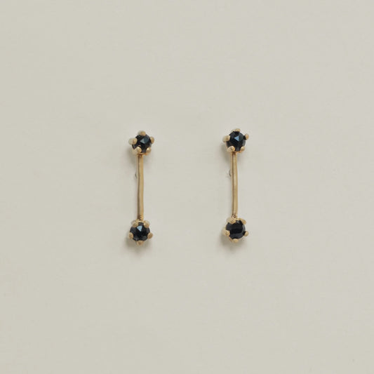 Andy Earrings - Onyx