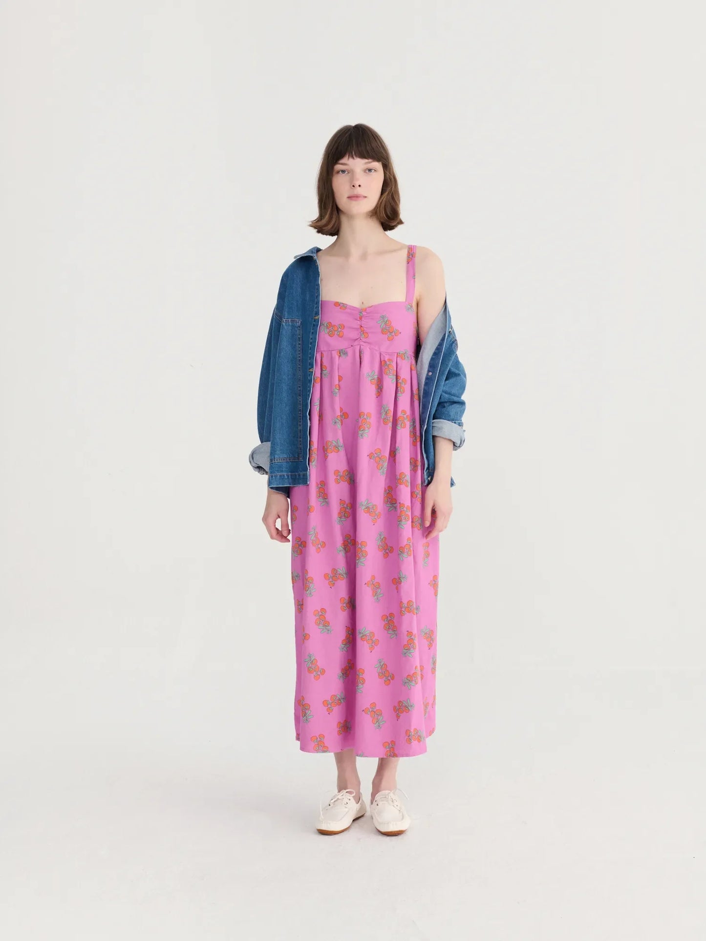 Juicy Tomatoes Pattern Strap Dress