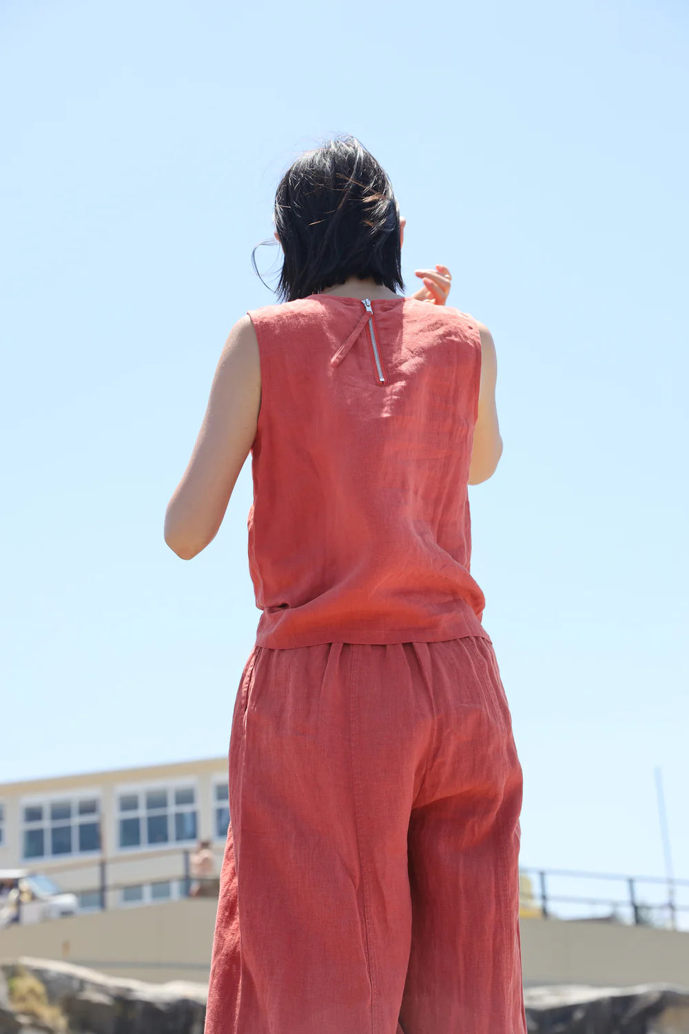 BASIC LINEN TROUSER