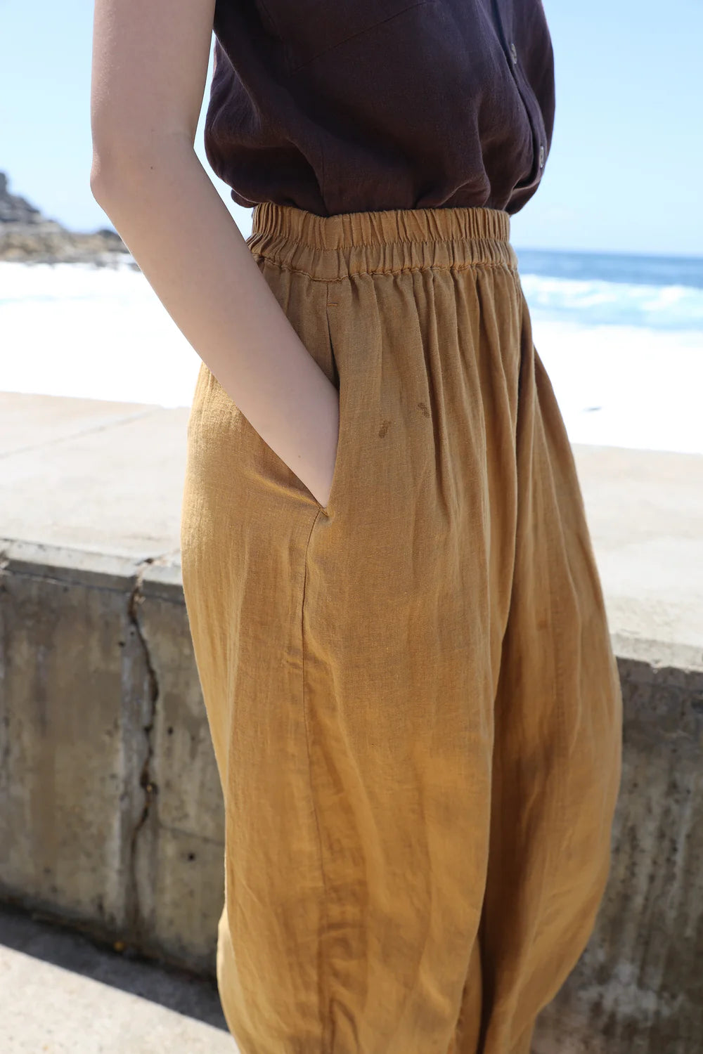 BASIC LINEN TROUSER