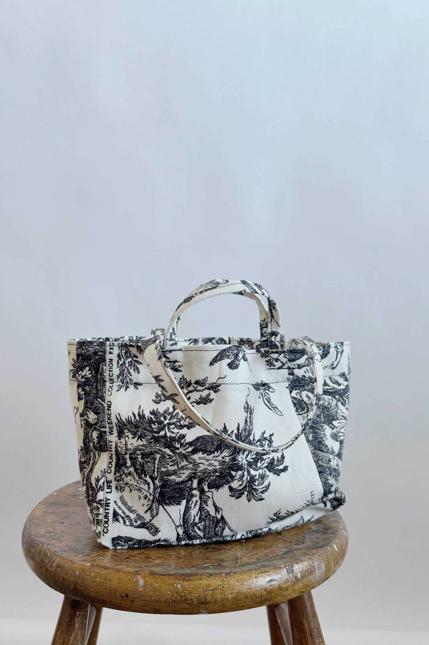 Mini Bag #2, Black Toile