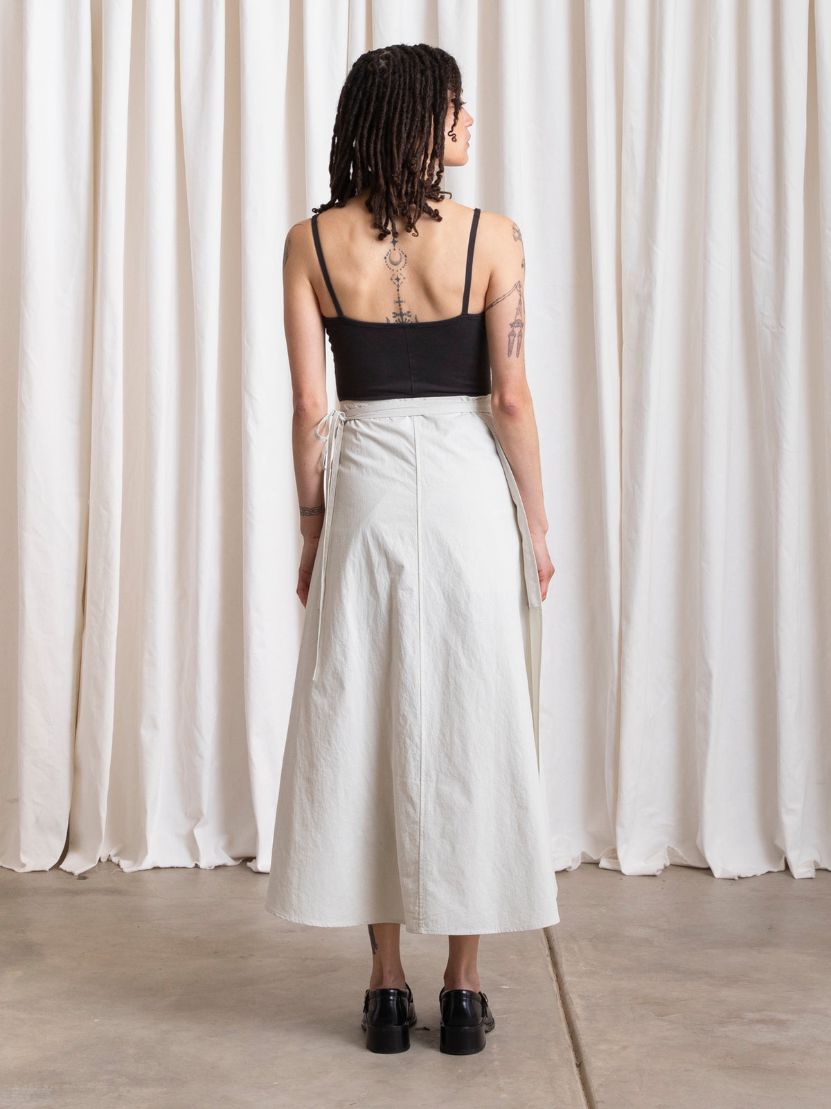 Wrap Midi Skirt