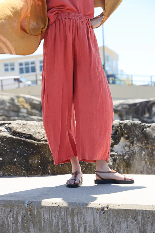 BASIC LINEN TROUSER