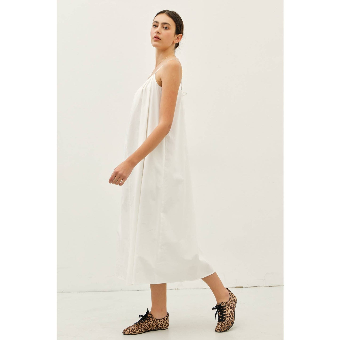 Dyers Dyes x Tenant Cotton Poplin Midi Dress